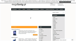 Desktop Screenshot of mojefonty.pl