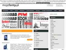 Tablet Screenshot of mojefonty.pl
